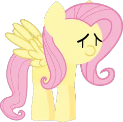 Size: 7011x6935 | Tagged: safe, artist:isaac_pony, derpibooru import, fluttershy, pegasus, pony, cute, female, food, horns, image, kibiy pony, png, show accurate, simple background, smiling, solo, spread wings, transparent background, vector, wings
