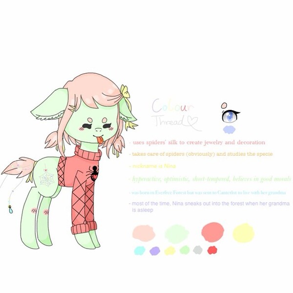 Size: 640x640 | Tagged: safe, artist:cinnavee, derpibooru import, oc, unofficial characters only, earth pony, pony, :p, clothes, ear fluff, earth pony oc, eyes closed, female, image, jpeg, mare, reference sheet, simple background, solo, tongue out, white background