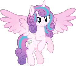 Size: 3854x3344 | Tagged: safe, artist:kojibiose, derpibooru import, princess flurry heart, alicorn, pony, the ending of the end, angry, female, high res, image, older, older flurry heart, png, simple background, solo, transparent background, vector