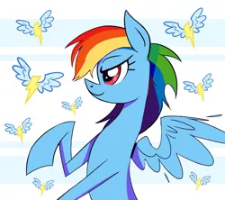 Size: 1124x999 | Tagged: safe, artist:cassettepunk, edit, editor:edits of hate, pegasus, pony, abstract background, image, png, solo, wonderbolts