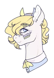 Size: 561x808 | Tagged: safe, artist:sweet-psycho-uwu, derpibooru import, oc, oc:vanilla crisp, pony, bust, female, image, mare, png, portrait, simple background, solo, transparent background