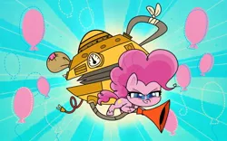 Size: 1041x650 | Tagged: safe, derpibooru import, screencap, pinkie pie, earth pony, pony, my little pony: pony life, spoiler:pony life s02e02, female, image, jpeg, solo, the crystal capturing contraption