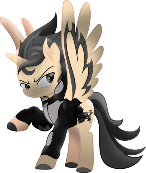 Size: 6471x7672 | Tagged: safe, artist:lincolnbrewsterfan, deleted from derpibooru, derpibooru import, oc, oc:blink (fo:e), oc:blinker, ponified, alicorn, pony, fallout equestria, my little pony: the movie, .svg available, absurd resolution, alicorn oc, alternate universe, belt, confidence, confident, cutie mark, derpibooru exclusive, determined, determined face, determined look, determined smile, eye, flourish, glow, gun, handgun, horn, image, latex, male, mane, mod, movie accurate, persona, pipbuck, pipbuck 3000, pipbuck rose 3000, pistol, png, ponified music artist, ponysona, red, relentless sorrow (psalm's handgun), revolver, security belt, socks (coat marking), spread wings, stallion, straightjacket, stripes, tail, utility belt, vector, weapon, wings, zipper
