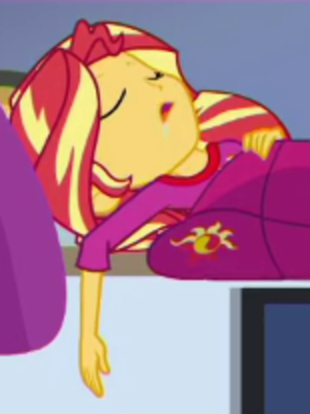 Size: 350x466 | Tagged: safe, derpibooru import, screencap, sunset shimmer, equestria girls, equestria girls series, wake up!, spoiler:eqg series (season 2), cropped, image, png, solo