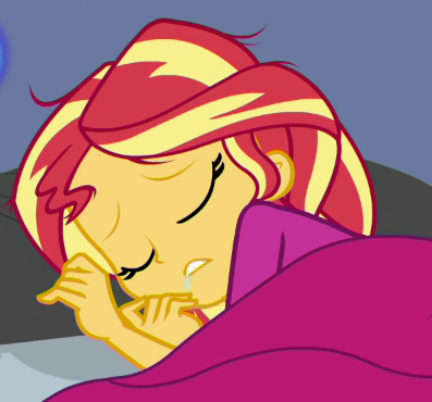 Size: 397x370 | Tagged: safe, derpibooru import, screencap, sunset shimmer, equestria girls, equestria girls series, wake up!, spoiler:eqg series (season 2), cropped, image, png, solo