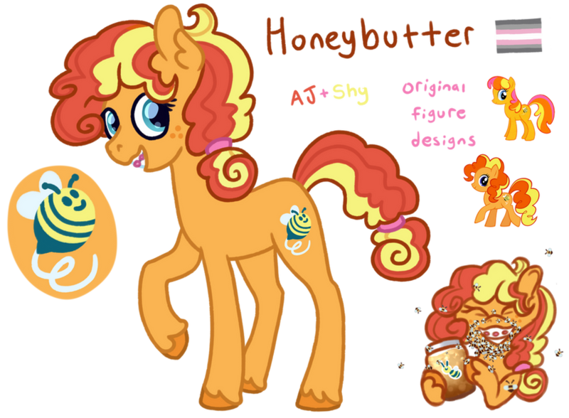 Size: 900x661 | Tagged: safe, artist:computerstickman, derpibooru import, oc, oc:honeybutter, earth pony, pony, female, image, magical lesbian spawn, mare, offspring, parent:applejack, parent:fluttershy, parents:appleshy, png, simple background, solo, transparent background