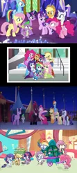 Size: 1280x2880 | Tagged: safe, derpibooru import, edit, edited screencap, screencap, applejack, fluttershy, pinkie pie, potion nova, rainbow dash, rarity, sci-twi, spike, spike the regular dog, starlight glimmer, sunset shimmer, tempest shadow, twilight sparkle, twilight sparkle (alicorn), alicorn, dog, earth pony, human, pegasus, pony, unicorn, equestria girls, friendship games, meet potion nova!, my little pony: pony life, my little pony: the movie, to where and back again, spoiler:pony life s01e10, broken horn, chart, cutie map, female, horn, humane five, humane seven, humane six, image, mane seven, mane six, mare, photo, png, potion, sugarcube corner