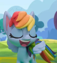 Size: 973x1079 | Tagged: safe, derpibooru import, screencap, rainbow dash, pegasus, pony, my little pony: pony life, my little pony: stop motion short, pillow fight (short), cropped, image, png, solo, stop motion