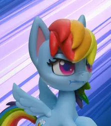 Size: 958x1079 | Tagged: safe, derpibooru import, screencap, rainbow dash, pegasus, pony, my little pony: pony life, my little pony: stop motion short, pillow fight (short), image, png, solo, stop motion