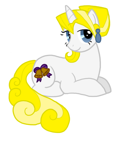 Size: 500x600 | Tagged: safe, artist:hitokage195, derpibooru import, oc, oc:wedding bells, pony, unicorn, female, horn, image, lying down, mare, png, solo, unicorn oc