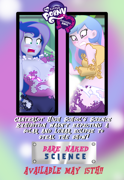 Size: 2200x3187 | Tagged: suggestive, artist:succubi samus, deleted from derpibooru, derpibooru import, princess celestia, princess luna, equestria girls, breasts, busty princess luna, clothing damage, comic, coming soon, embarrassed, embarrassed nude exposure, for sale, image, implied exhibitionism, implied nudity, nudity, paywall content, png, principal celestia, release date, show accurate, surprised face, teaser, teaser art, vice principal luna