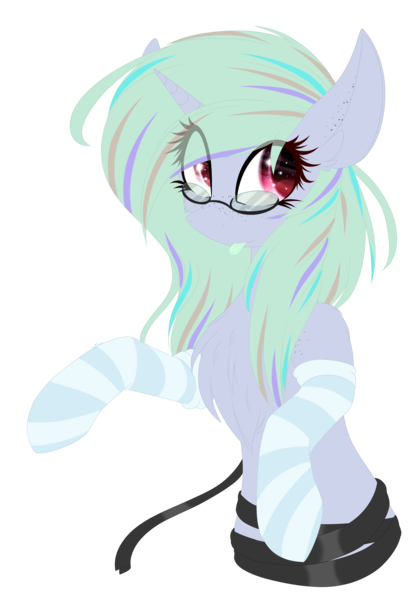 Size: 1985x2842 | Tagged: safe, artist:mediasmile666, derpibooru import, oc, unofficial characters only, pony, unicorn, chest fluff, clothes, female, freckles, image, mare, png, simple background, socks, solo, striped socks, tongue out, transparent background