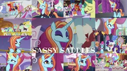 Size: 1978x1114 | Tagged: safe, derpibooru import, edit, edited screencap, editor:quoterific, screencap, betty hoof, blue bobbin, dandy dispatch, derpy hooves, doctor whooves, dusty pages, firelight, lemon hearts, lucky clover, lyra heartstrings, minuette, moondancer, pharynx, rarity, raspberry dazzle, roseluck, sassy saddles, seaspray, stellar flare, strawberry scoop, thorax, time turner, twilight velvet, twinkleshine, changedling, changeling, earth pony, hippogriff, pony, canterlot boutique, fake it 'til you make it, forever filly, rarity investigates, the beginning of the end, the ending of the end, the last problem, female, friendship student, image, king thorax, mare, png