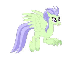 Size: 3009x2318 | Tagged: safe, derpibooru import, laguna, hippogriff, pony, background hippogriff, background pony, image, png, solo