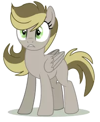 Size: 1200x1472 | Tagged: safe, artist:venomous-cookietwt, derpibooru import, oc, pegasus, pony, female, image, mare, offspring, parent:derpy hooves, parent:doctor whooves, parents:doctorderpy, png, simple background, solo, transparent background