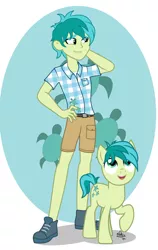 Size: 1280x2022 | Tagged: safe, artist:1alexgreen1, derpibooru import, sandbar, earth pony, human, pony, equestria girls, equestria girls-ified, human ponidox, humanized, image, jpeg, male, self ponidox, solo