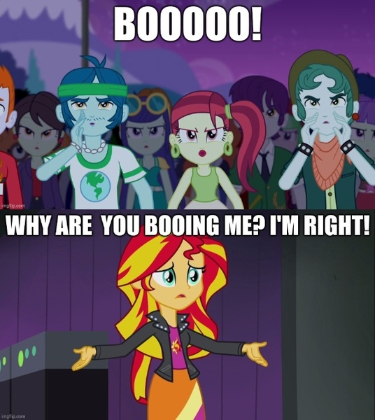 Size: 600x672 | Tagged: safe, derpibooru import, edit, edited screencap, screencap, blueberry cake, captain planet, heath burns, indigo wreath, rose heart, scott green, scribble dee, sophisticata, starlight, sunset shimmer, watermelody, equestria girls, rainbow rocks, caption, image, image macro, jpeg, text