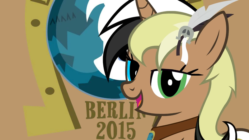 Size: 1280x720 | Tagged: safe, derpibooru import, screencap, oc, oc:unity (brony fair), 2015, brony fair, image, mascot, png, youtube link