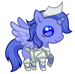 Size: 2504x2496 | Tagged: safe, artist:andrevus, derpibooru import, oc, oc:wandering moonbeam, unofficial characters only, alicorn, alicorn oc, armor, horn, image, jewelry, necklace, png, pony vs pony, simple background, solo, tiara, transparent background, wings
