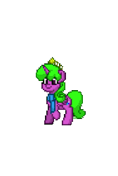 Size: 429x640 | Tagged: safe, artist:altersmay87, derpibooru import, oc, oc:rainy rainbow, alicorn, pony, pony town, alicorn oc, animated, crown, cutie mark, gif, horn, image, jewelry, looking at you, necklace, regalia, simple background, street, transparent background, wings
