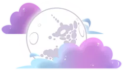Size: 591x337 | Tagged: safe, artist:pandemiamichi, derpibooru import, cloud, cutie mark, image, mare in the moon, moon, no pony, png, simple background, transparent background
