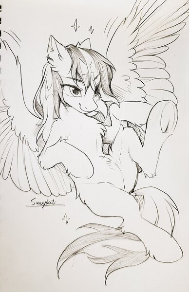 Size: 1326x2048 | Tagged: safe, artist:swaybat, derpibooru import, oc, pegasus, pony, image, jpeg, male, solo