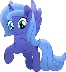 Size: 7173x7729 | Tagged: safe, artist:thatusualguy06, derpibooru import, princess luna, alicorn, pony, .svg available, absurd resolution, female, flying, image, looking at you, mare, movie accurate, png, s1 luna, simple background, solo, transparent background, vector, younger