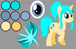 Size: 1412x907 | Tagged: safe, artist:isrrael120, derpibooru import, oc, oc:agua, unofficial characters only, pony, unicorn, base used, female, gray background, horn, image, mare, png, reference sheet, simple background, solo, unicorn oc