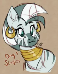 Size: 1280x1618 | Tagged: safe, artist:pledus, derpibooru import, zecora, zebra, bust, colored pupils, cute, februpony, female, image, jpeg, solo, zecorable