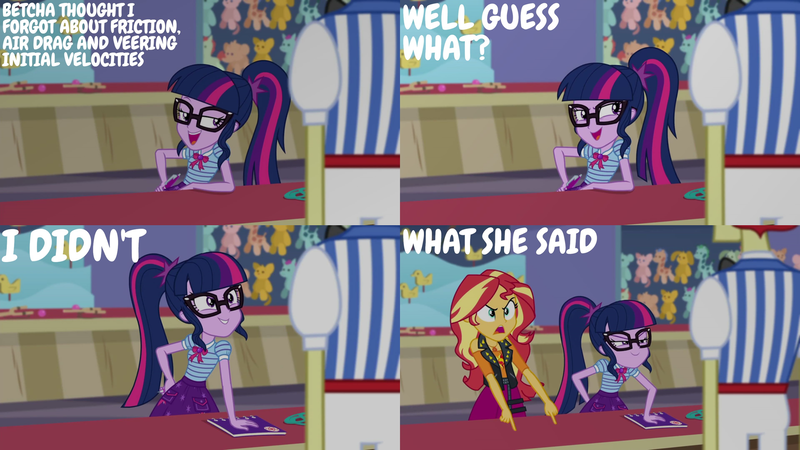 Size: 2000x1125 | Tagged: safe, derpibooru import, edit, edited screencap, editor:quoterific, screencap, flam, sci-twi, sunset shimmer, twilight sparkle, equestria girls, equestria girls series, rollercoaster of friendship, book, bowtie, clothes, cute, cutie mark, cutie mark on clothes, faceless male, female, geode of empathy, geode of telekinesis, glasses, image, jacket, jewelry, leather, leather jacket, magical geodes, male, necklace, offscreen character, open mouth, png, ponytail, smiling, smuglight sparkle, twiabetes