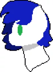 Size: 300x405 | Tagged: safe, artist:switcharoo, deleted from derpibooru, derpibooru import, oc, oc:switcharoo, unofficial characters only, pony, bust, image, pixel art, png, simple background, solo, white background