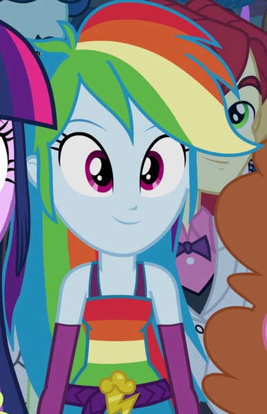 Size: 1920x2977 | Tagged: safe, derpibooru import, screencap, rainbow dash, twilight sparkle, equestria girls, equestria girls (movie), belt, clothes, cropped, cute, cutie mark, cutie mark on clothes, dashabetes, fall formal outfits, female, fingerless gloves, gloves, image, jpeg, male, sleeveless, smiling, solo, solo focus