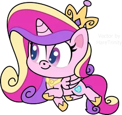 Size: 999x945 | Tagged: safe, artist:haretrinity, derpibooru import, princess cadance, alicorn, pony, my little pony: pony life, spoiler:pony life s02e17, female, image, mare, png, simple background, smiling, solo, transparent background, vector, what goes updo