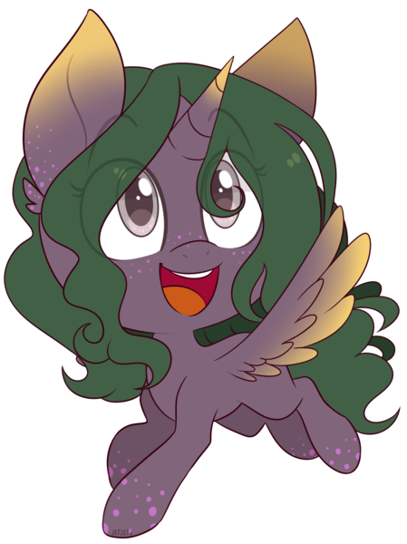 Size: 1860x2484 | Tagged: safe, artist:jetjetj, derpibooru import, oc, oc:berry sunrise, unofficial characters only, alicorn, pony, alicorn oc, chibi, female, horn, image, mare, png, simple background, solo, transparent background, wings