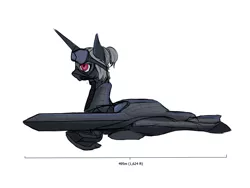 Size: 1600x1200 | Tagged: safe, artist:andromailus, oc, unofficial characters only, original species, pony, ace combat, ace combat 7, alicorn (submarine), female, horn, image, png, simple background, solo, submarine, submarine pony, white background