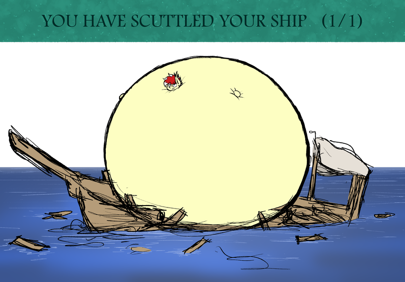 Size: 3000x2087 | Tagged: safe, artist:aaathebap, derpibooru import, oc, oc:aaaaaaaaaaa, bat pony, pony, belly, big belly, blimp, broken, confused, high res, image, inflating, inflation, png, sea of thieves, ship, solo, sunken ship