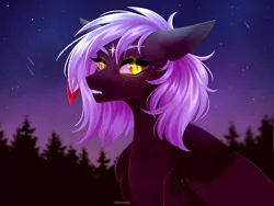 Size: 4000x3000 | Tagged: safe, artist:ohhoneybee, derpibooru import, oc, oc:cloudy night, unofficial characters only, pegasus, pony, female, high res, image, mare, night, png, solo