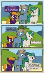 Size: 1920x3169 | Tagged: safe, artist:alexdti, derpibooru import, oc, oc:ale, oc:marco, oc:umberto, unofficial characters only, pegasus, pony, unicorn, comic:quest for friendship, female, high res, image, jpeg, male, mare, stallion