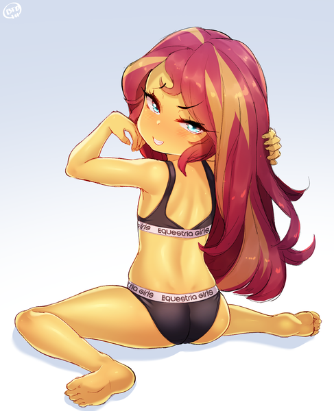 Size: 1194x1471 | Tagged: suggestive, artist:born-to-die, banned from derpibooru, sunset shimmer, human, equestria girls, branded hem, child, clothes, female, image, lolicon, panties, png, solo, solo female, underage, underwear, young, younger