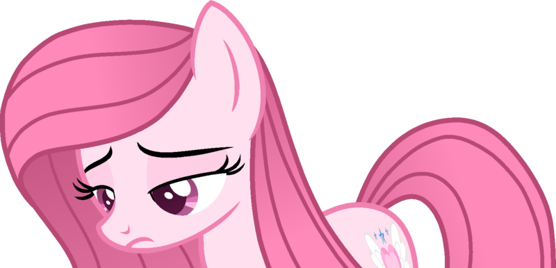 Size: 1560x753 | Tagged: safe, artist:muhammad yunus, derpibooru import, oc, oc:annisa trihapsari, unofficial characters only, earth pony, pony, base used, bedroom eyes, earth pony oc, female, image, mare, not pinkamena, pink body, pink hair, png, sad, simple background, solo, transparent background, vector