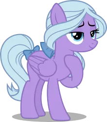 Size: 7024x8000 | Tagged: safe, artist:chrzanek97, derpibooru import, fond feather, pegasus, pony, absurd resolution, background pony, female, image, lidded eyes, mare, png, raised hoof, simple background, solo, transparent background, vector