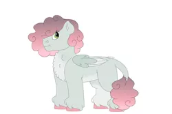 Size: 1280x854 | Tagged: safe, artist:itstechtock, derpibooru import, oc, oc:birdie, pegasus, pony, female, filly, image, jpeg, offspring, parent:rumble, parent:sweetie belle, parents:rumbelle, simple background, solo, white background