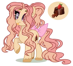 Size: 1144x1032 | Tagged: safe, artist:venomous-cookietwt, derpibooru import, oc, earth pony, pony, bow, female, image, mare, offspring, parent:donut joe, parent:pinkie pie, parents:pinkiejoe, png, raised hoof, simple background, solo, tail bow, tongue out, transparent background