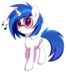 Size: 1887x2108 | Tagged: dead source, safe, artist:grumblepluck, derpibooru import, vinyl scratch, pony, unicorn, female, image, mare, music notes, png, simple background, solo, transparent background, whistling, wrong eye color