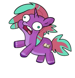 Size: 684x709 | Tagged: safe, artist:tjpones, derpibooru import, oc, oc:piropie, unicorn, adorable distress, cute, image, png, simple background, solo, squatpony, transparent background, vector