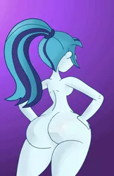 Size: 3424x5286 | Tagged: suggestive, artist:scobionicle99, derpibooru import, edit, sonata dusk, equestria girls, rainbow rocks, ass, bottom heavy, butt, cropped, curvy, female, hands on thighs, hands on waist, huge butt, image, jpeg, large butt, nude edit, nudity, rear view, solo, solo female, sonata donk, thighs, thunder thighs, wide hips