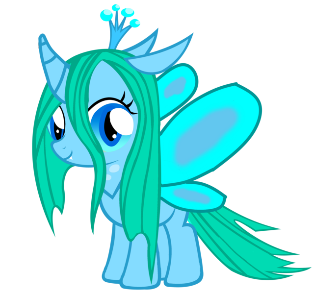 Size: 3520x3312 | Tagged: safe, derpibooru import, queen chrysalis, changedling, changeling, changeling queen, pony, butterfly wings, cute, cutealis, female, filly, filly queen chrysalis, image, looking at you, png, purified chrysalis, reformed, simple background, transparent background, vector, wings, younger