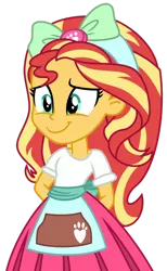 Size: 1024x1664 | Tagged: safe, artist:emeraldblast63, derpibooru import, sunset shimmer, eqg summertime shorts, equestria girls, pet project, clothes swap, cute, image, png, shimmerbetes