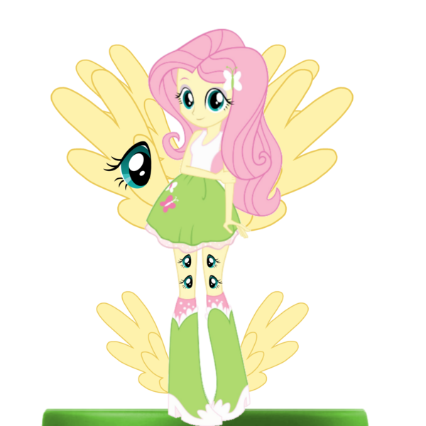 Size: 2289x2289 | Tagged: safe, derpibooru import, editor:mario101, editor:notxweeb, fluttershy, human, equestria girls, angels, badly edited, biblically accurate angels, image, multiple eyes, multiple wings, not salmon, photo, png, simple background, solo, transparent background, wat, wings
