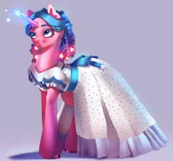 Size: 798x742 | Tagged: safe, artist:drdepper, derpibooru import, oc, pony, unicorn, clothes, dress, female, image, magic, mare, png, solo